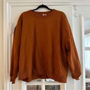 H&M / rust sweatshirt